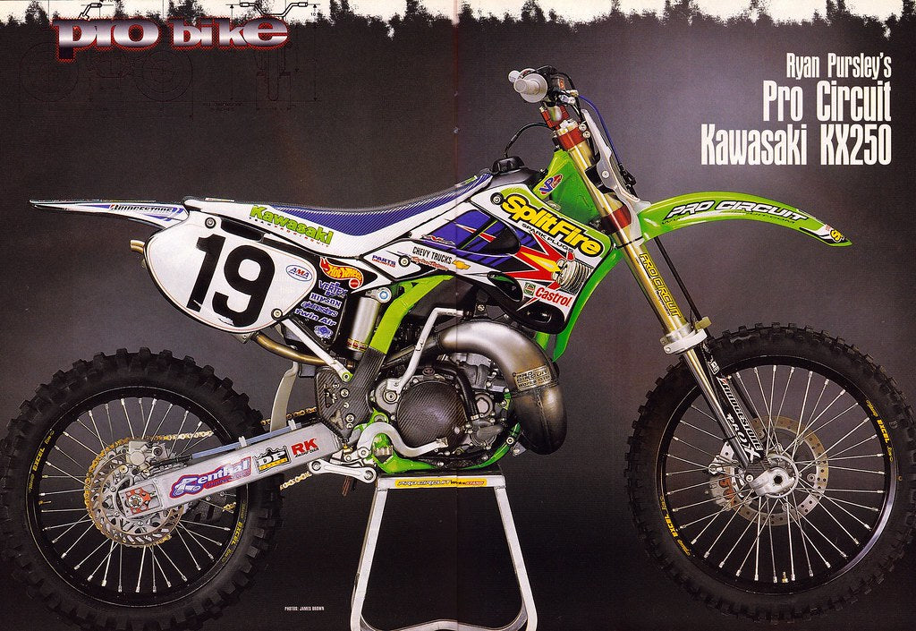 2000 Splitfire Pro Circuit Graphic Kit Kawasaki
