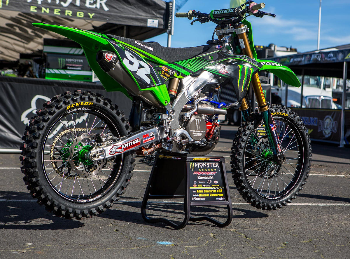 kawasaki fahrradhelm 2018 Pro Circuit Graphic Kit Kawasaki