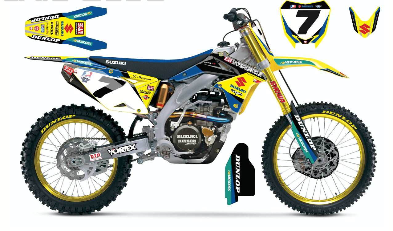 2014 Team Suzuki Graphic Kit - Blue