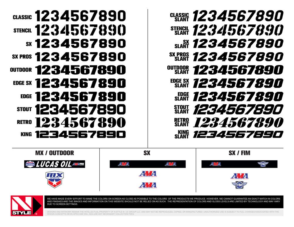 TEAM Graphic RED/WHITE Kit for GasGas