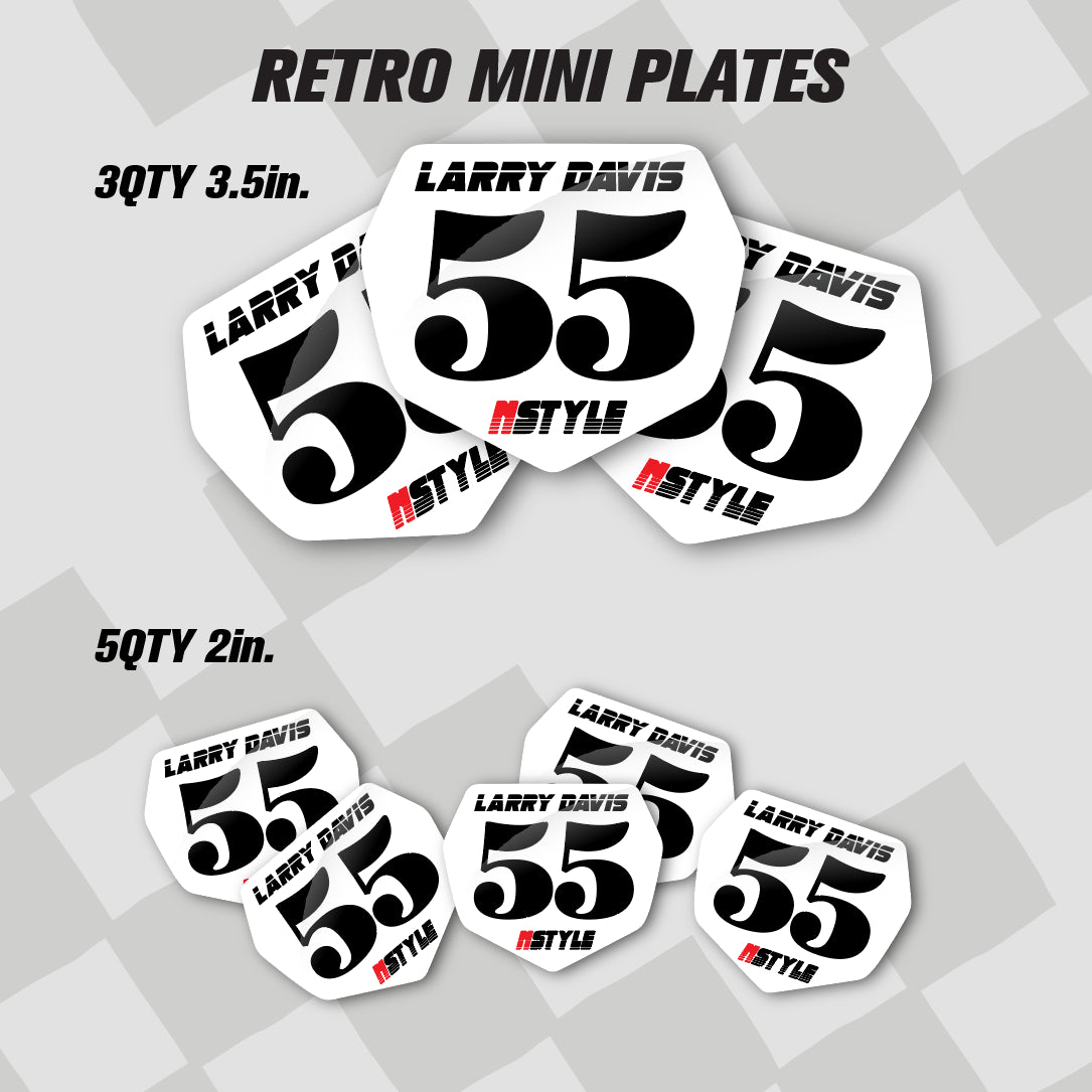 Retro Mini Plates
