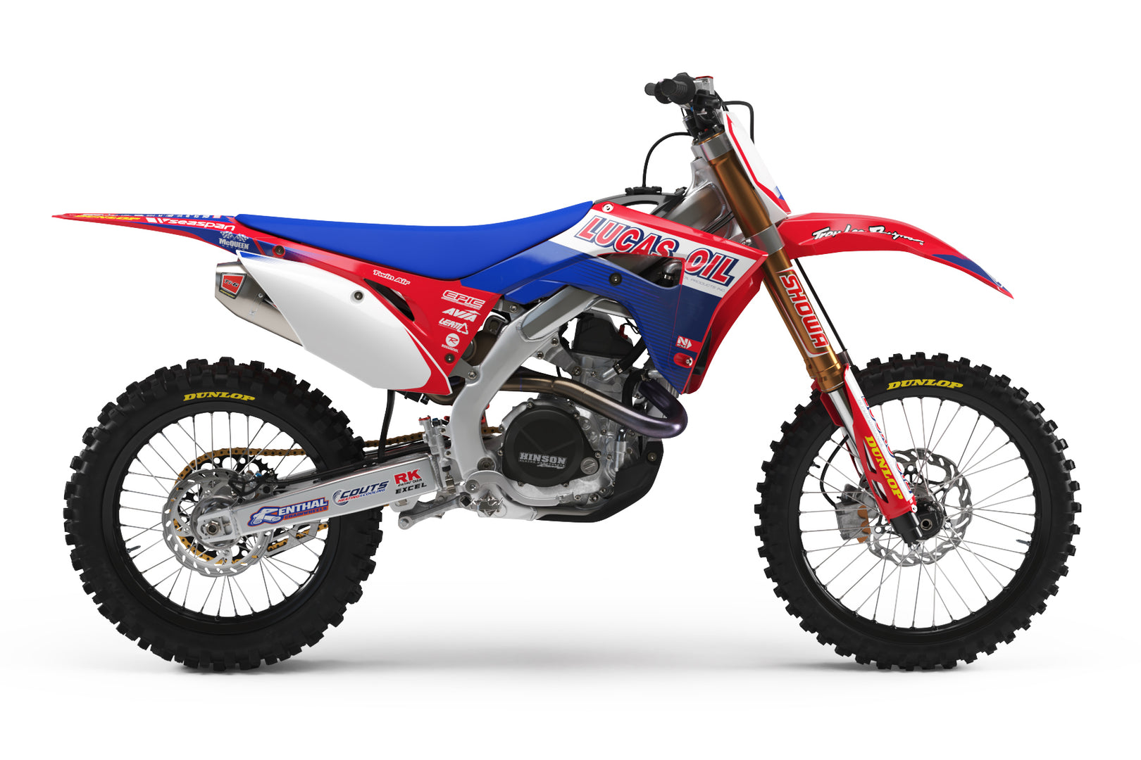 2011 TLD Lucas Oil Graphic Kit for Honda