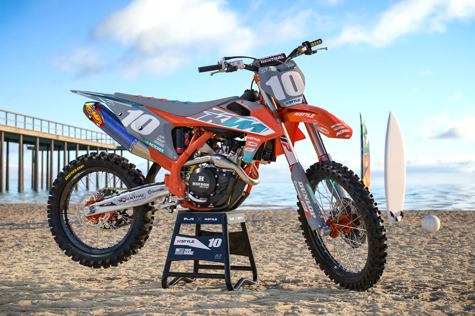 TEAM GREY Graphic Kit for KTM