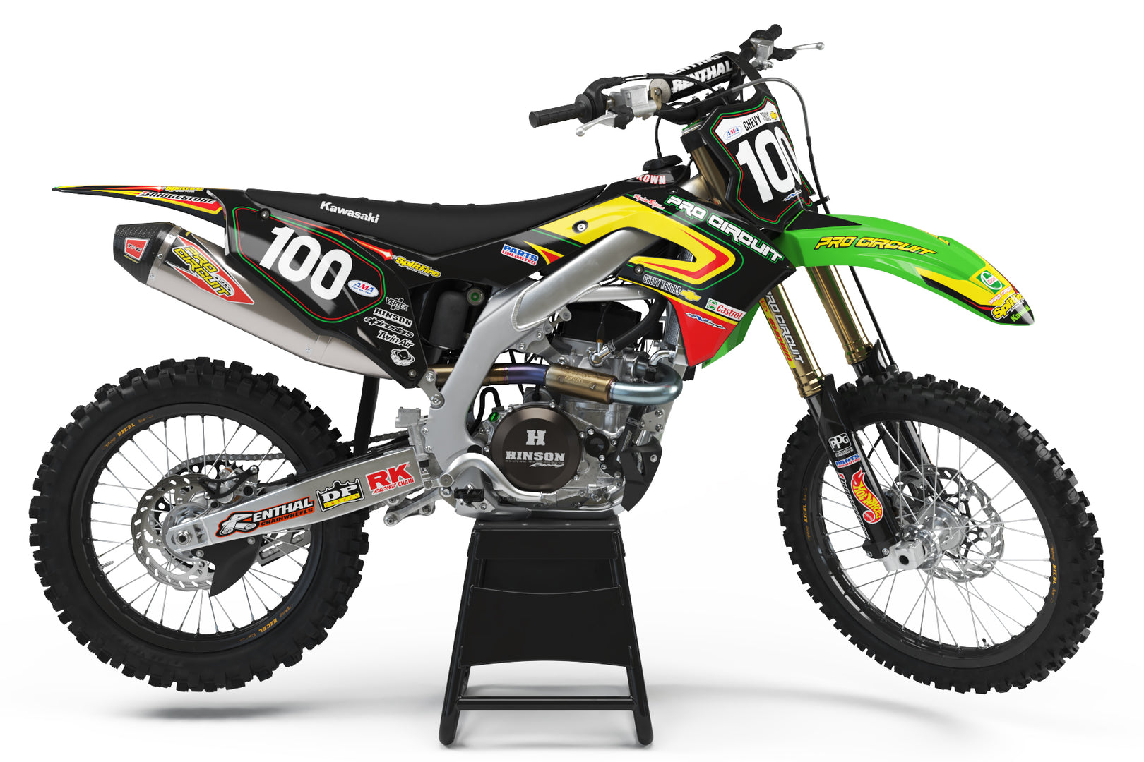 2001 Pro Circuit Graphic Kit Kawasaki