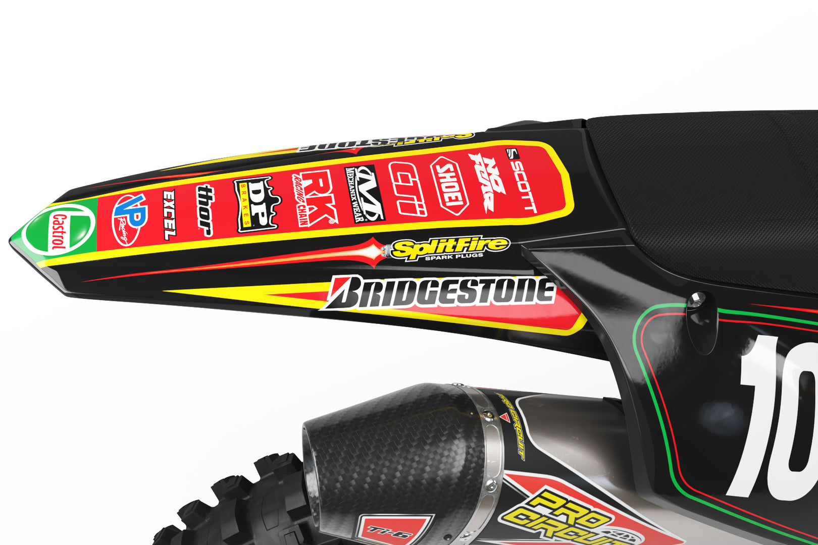 2001 Pro Circuit Graphic Kit Kawasaki