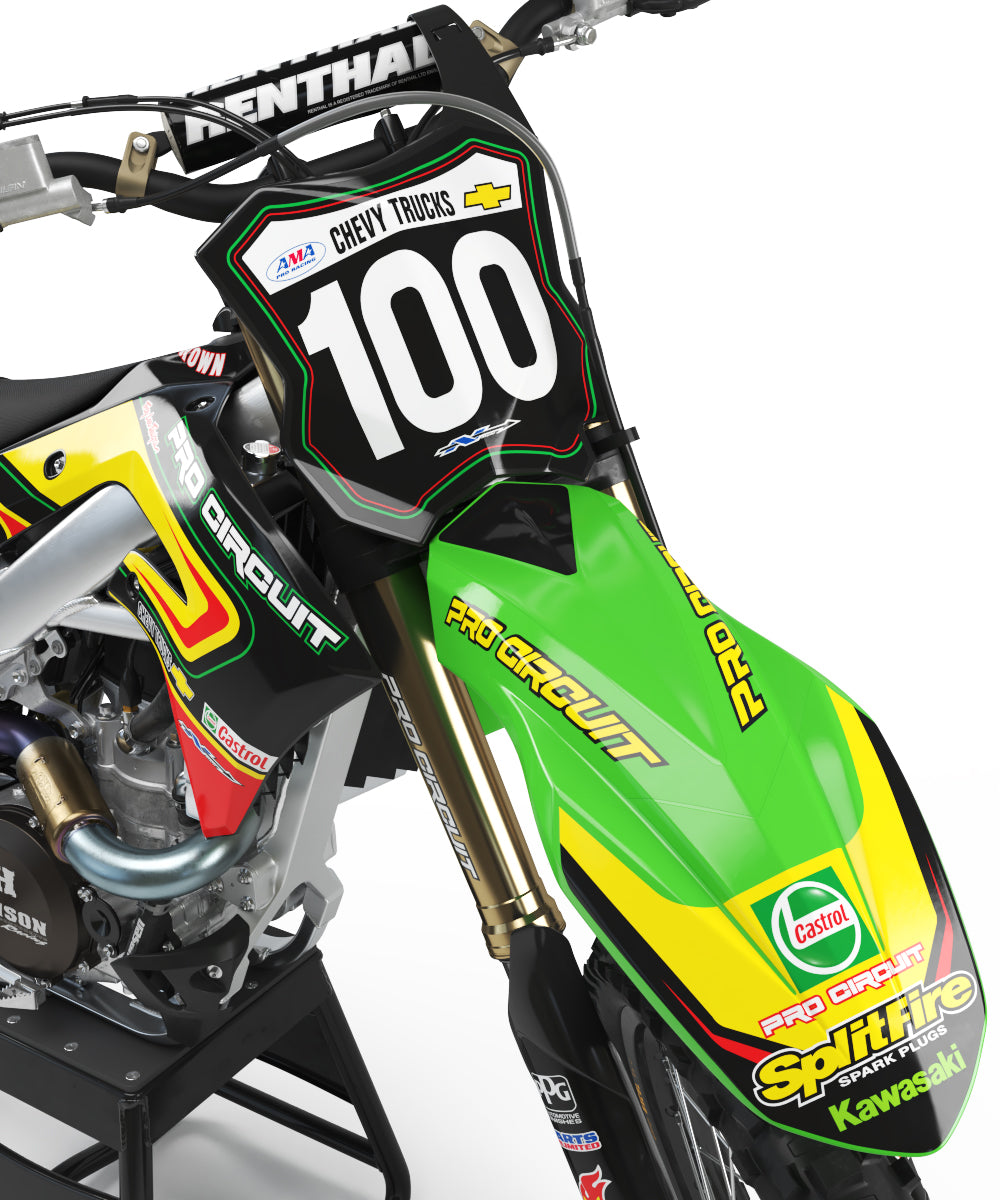 2001 Pro Circuit Graphic Kit Kawasaki