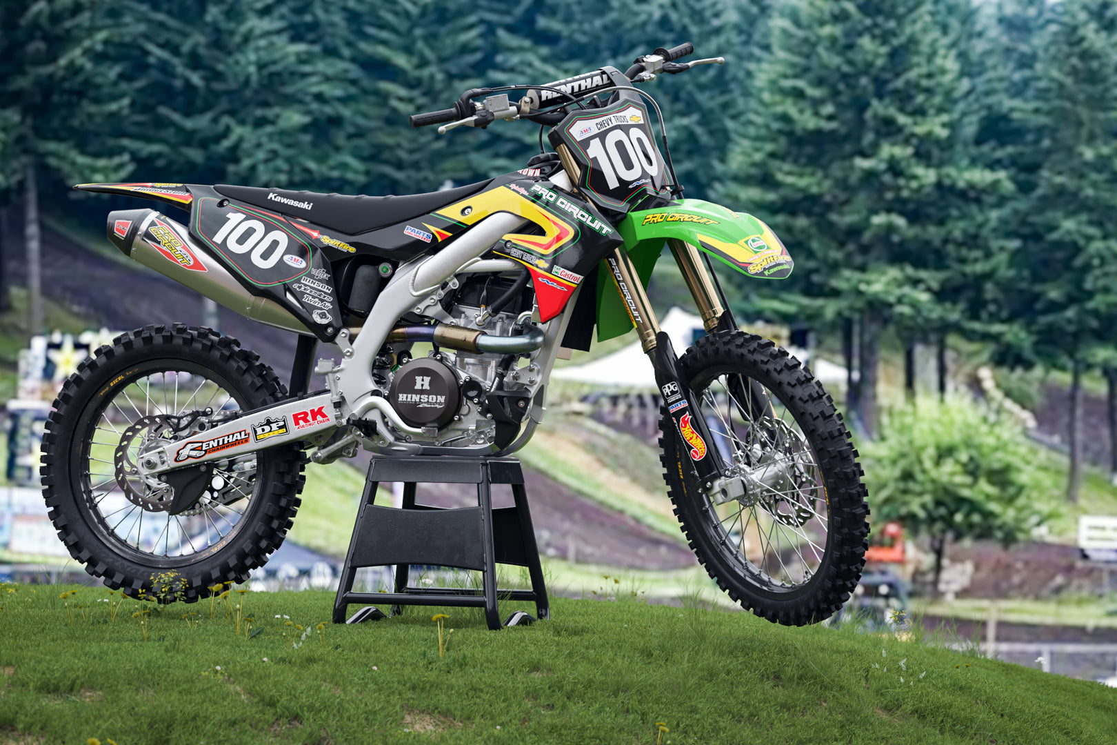 2001 Pro Circuit Graphic Kit Kawasaki