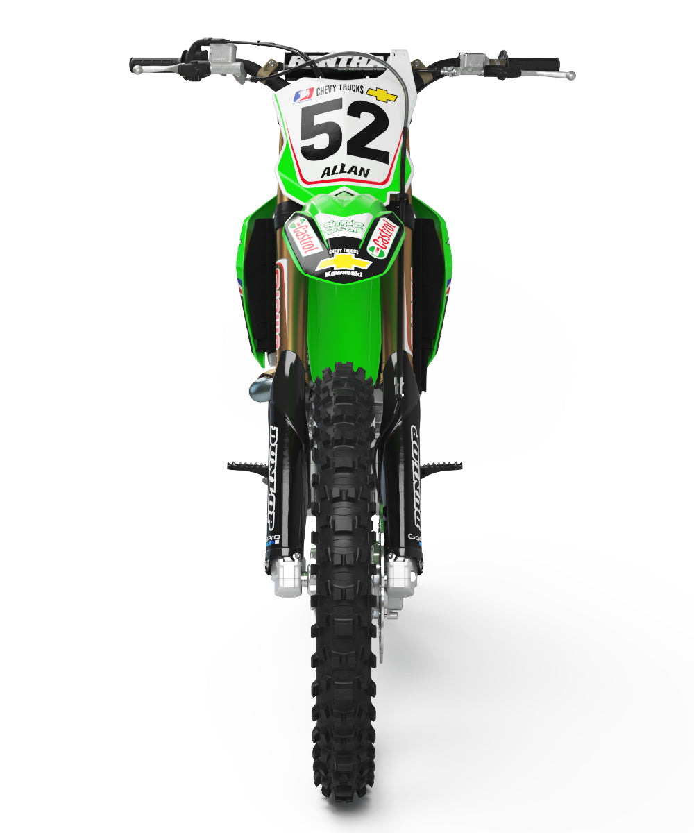 2002 Simple Green Pro Circuit Graphic Kit Kawasaki