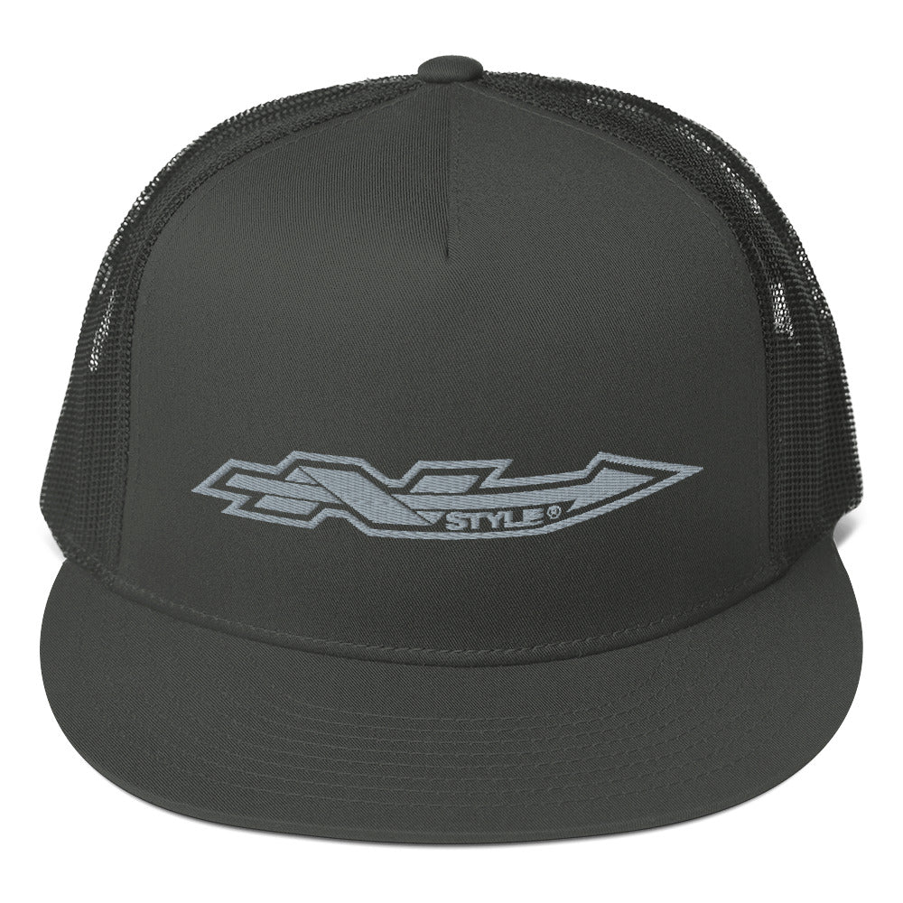 N-Style Retro Logo Mesh Snapback Hat