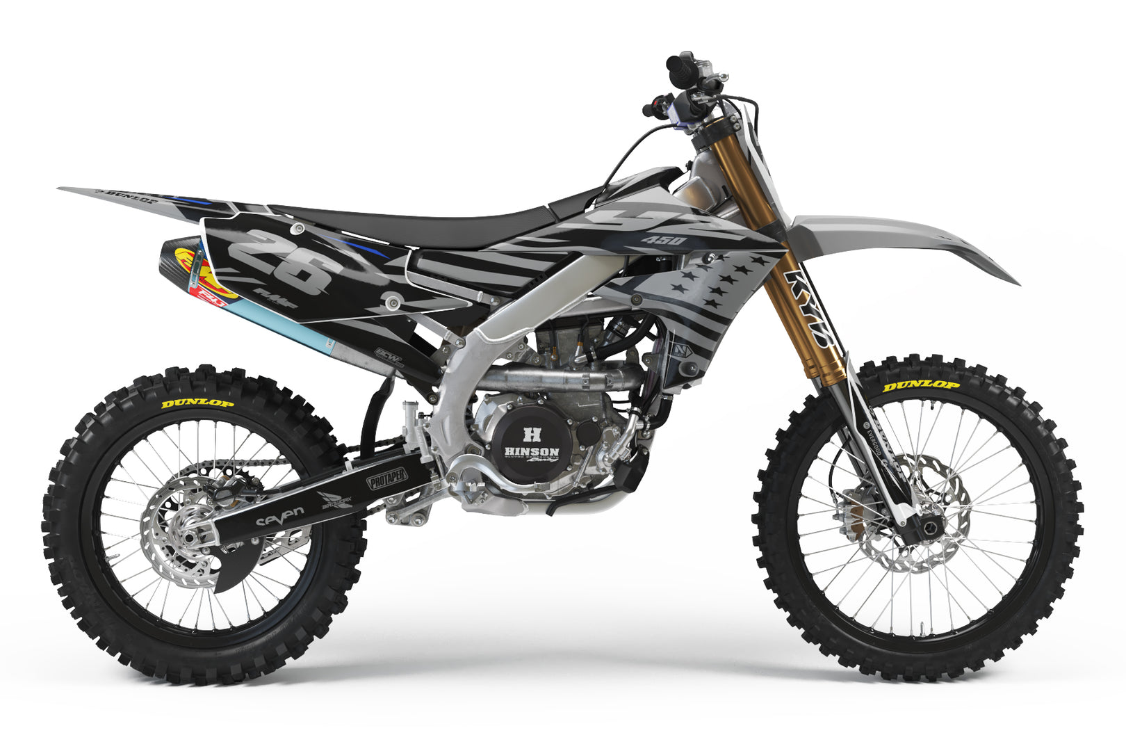 MERICA Gray Graphic Kit Yamaha