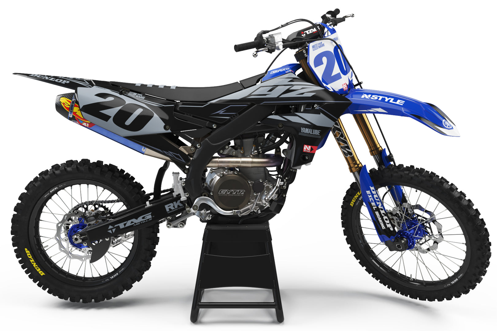 TEAM | Black Yamaha Graphic Kit