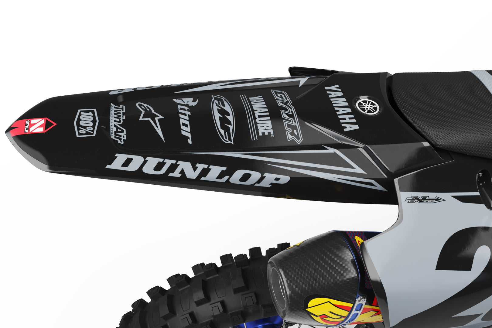 TEAM | Black Yamaha Graphic Kit