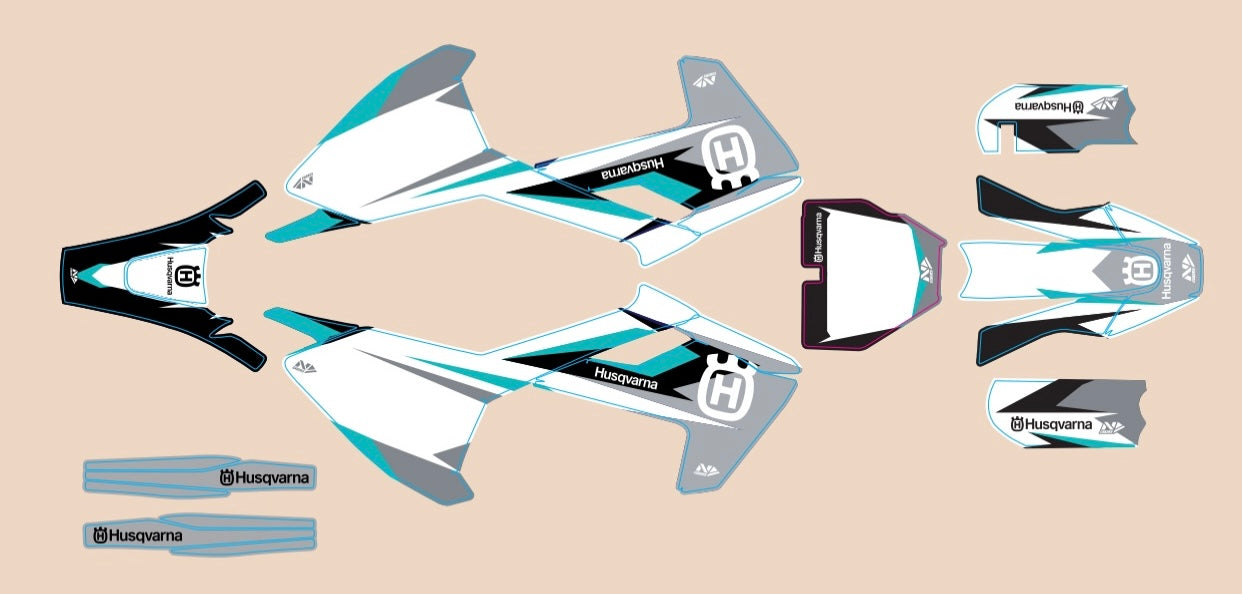 AMPED Graphic Kit Husqvarna