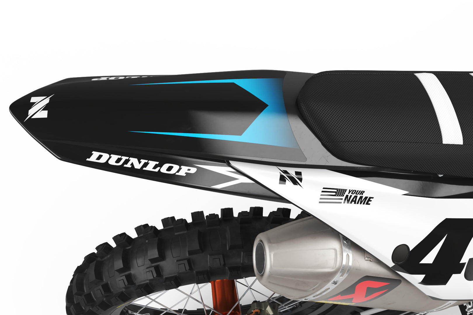 ATTACK Graphic Kit for KTM - BLK/ORG