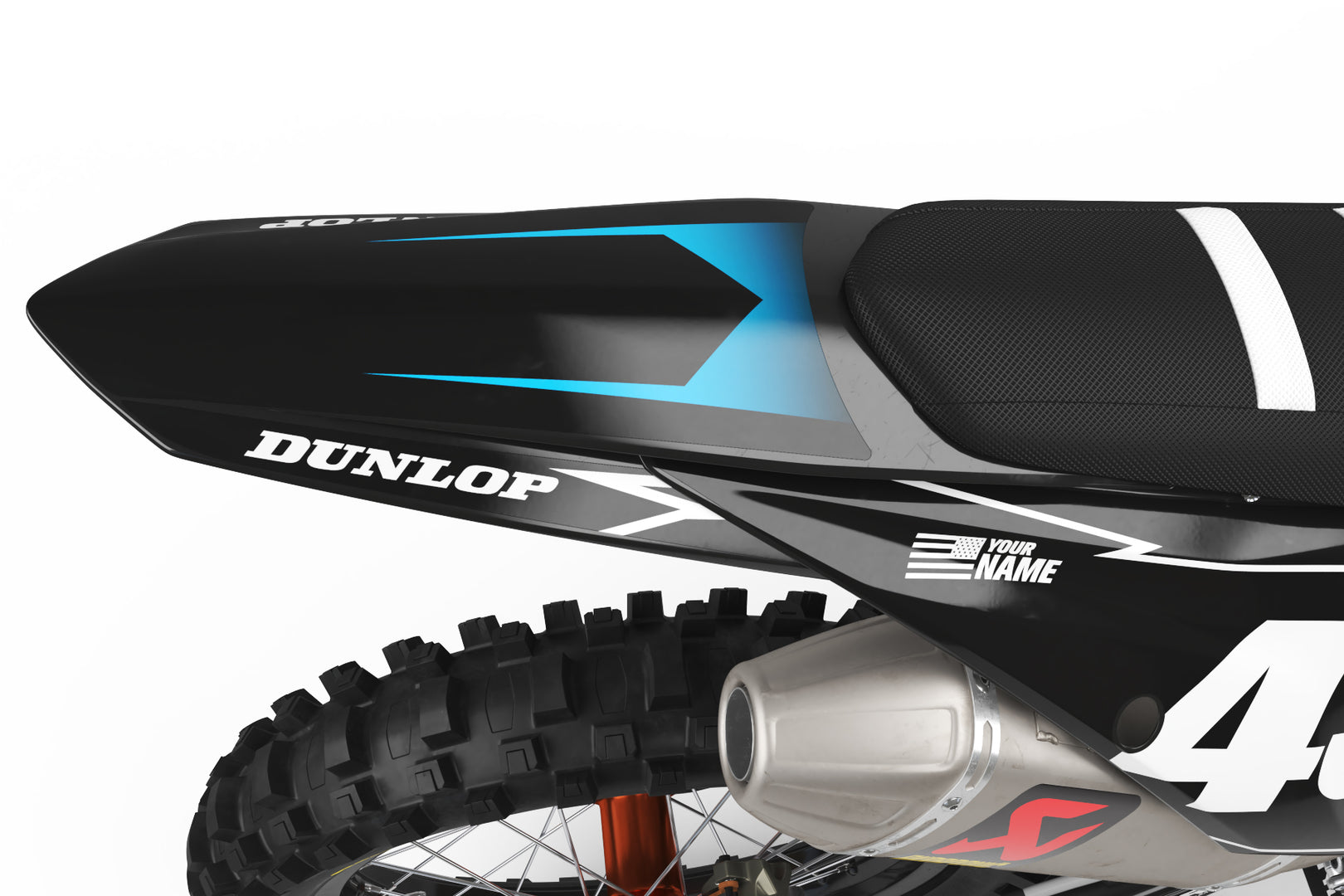 ATTACK Graphic Kit for KTM - ORG/BLK