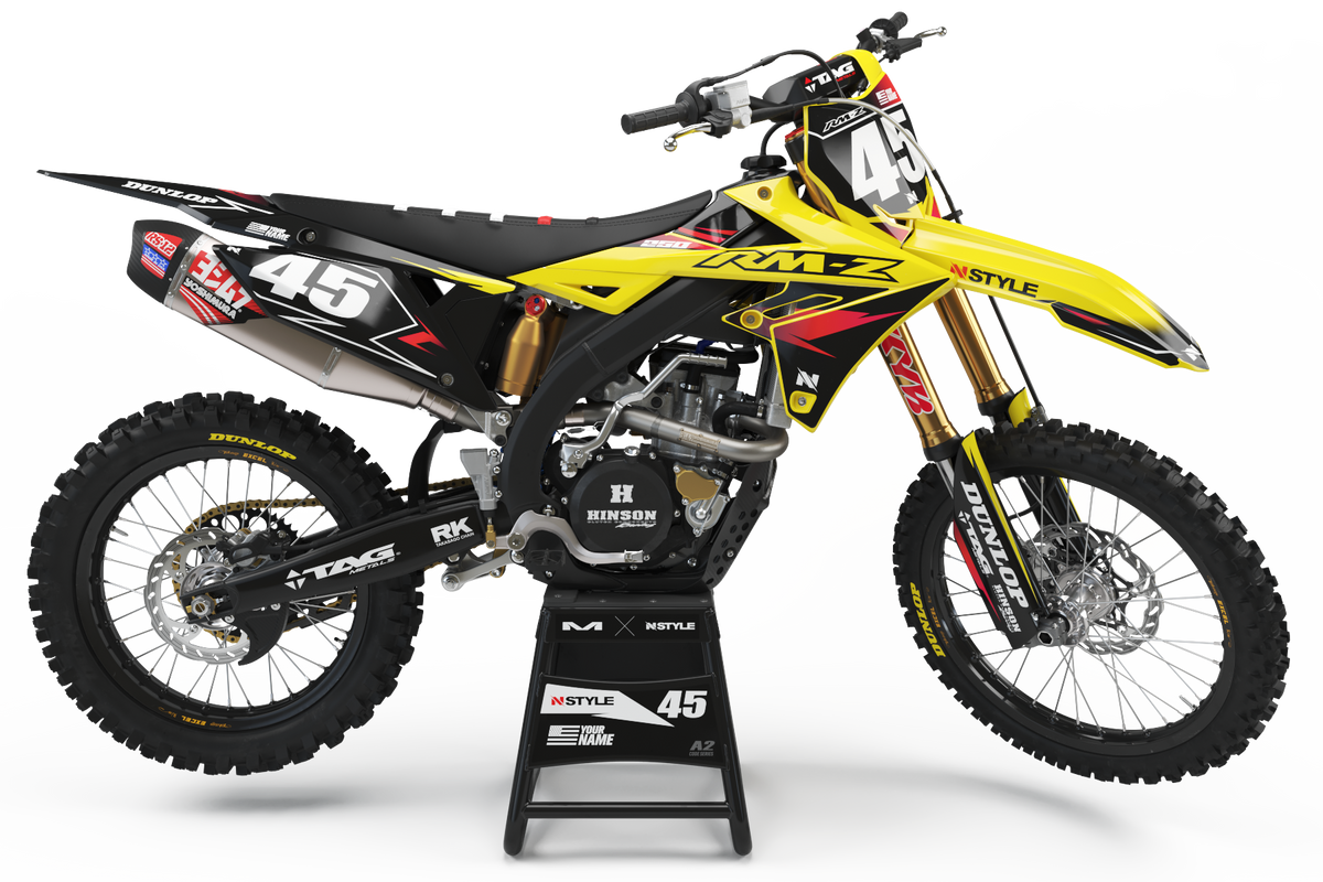ATTACK Graphic Kit Suzuki - YEL/BLK – N-Style