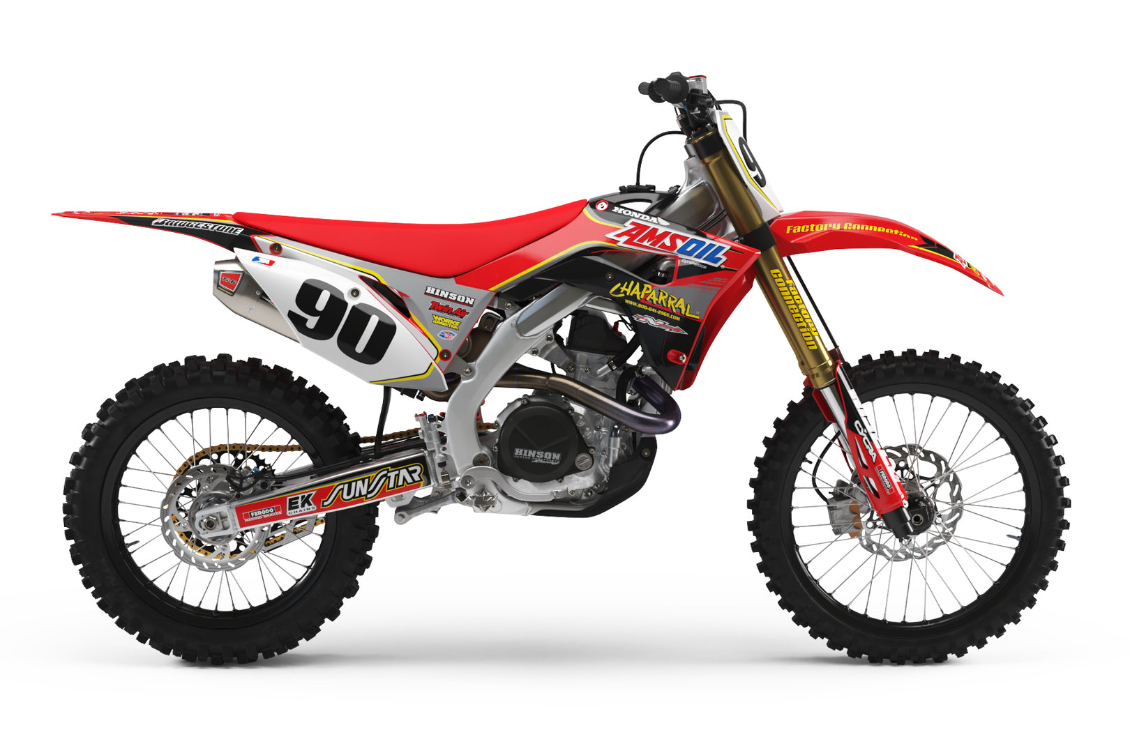 Ready-Made | AmsOil Factory Connection Graphic Kit Fits HONDA