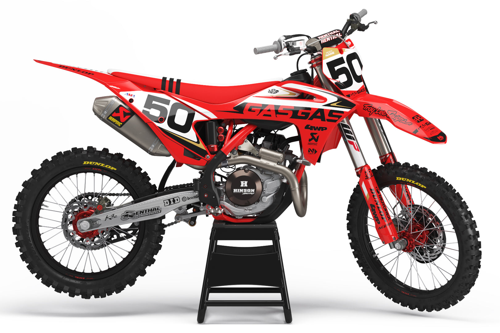 TEAM Graphic RED/WHITE Kit for GasGas