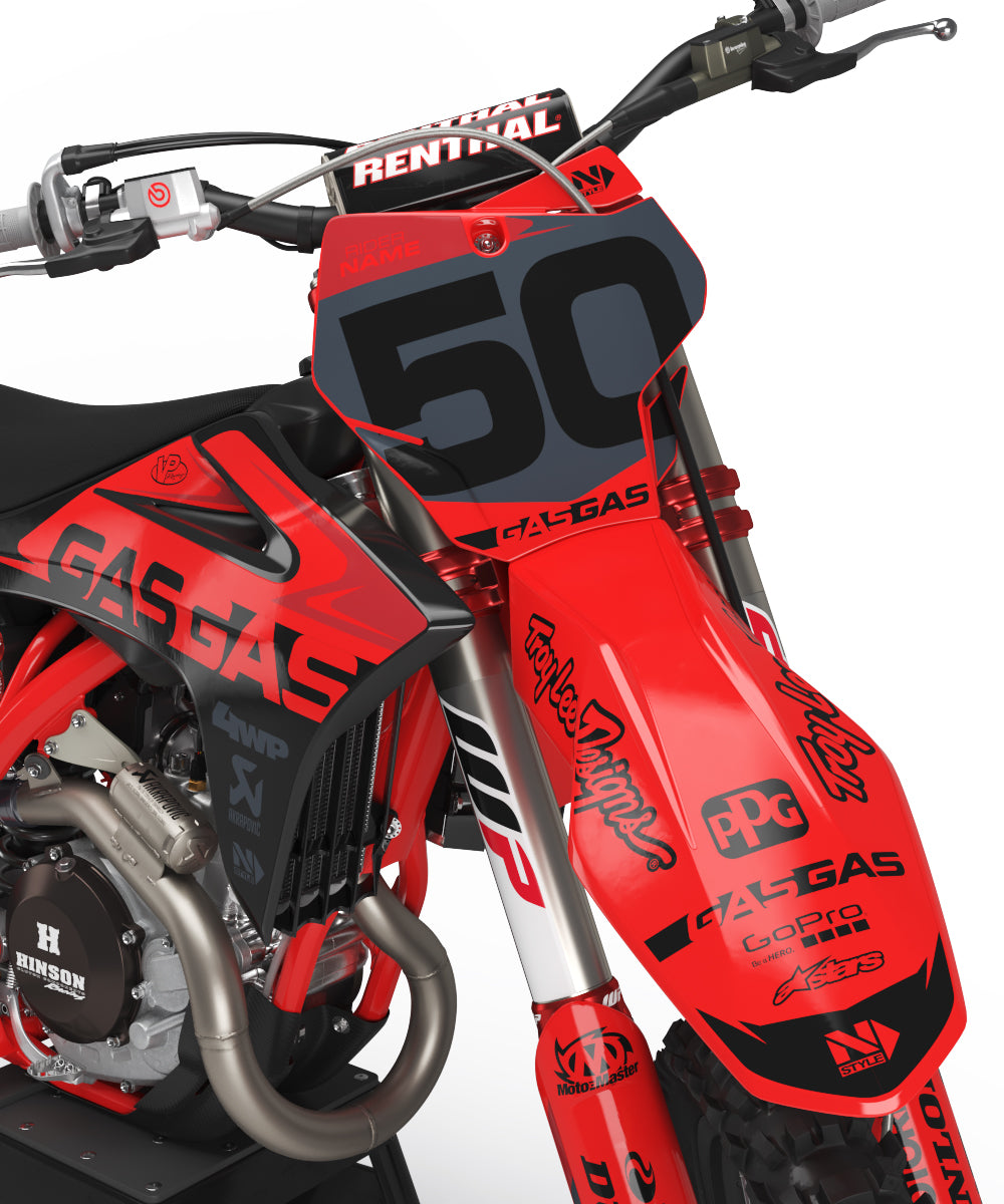 TEAM Graphic RED/GREY Kit for GasGas