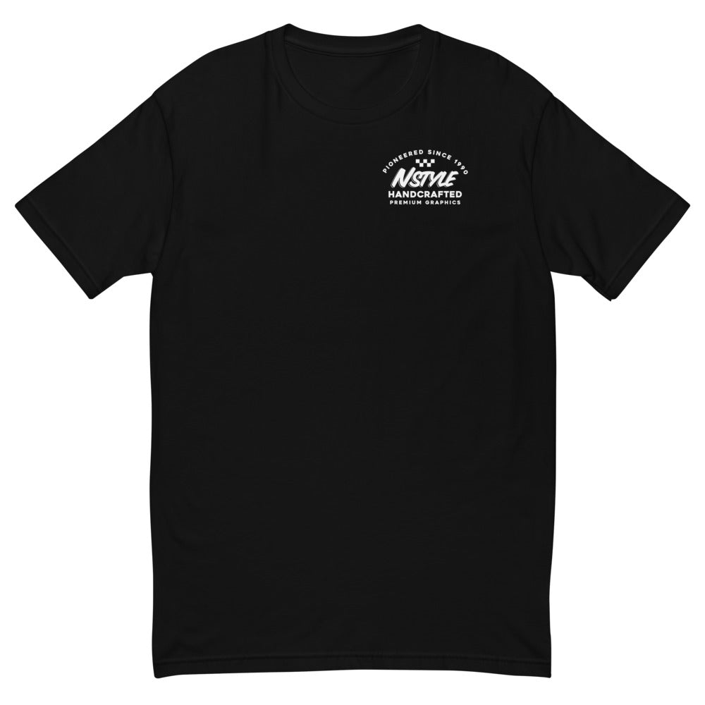 Tシャツ・カットソー NOT4NERD Engine TShirts Black TS082BK mens-fitted-t-shirt-black-